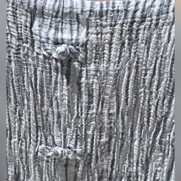 Great Cavalier by St.Paul 100% Ramie Gauzy Seer Sucker Coastal Top Women Size XL - Picture 6 of 10